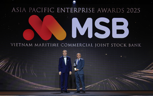 MSB được vinh danh là 