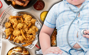 Bữa ăn thừa năng lượng khiến trẻ béo phì tăng mạnh