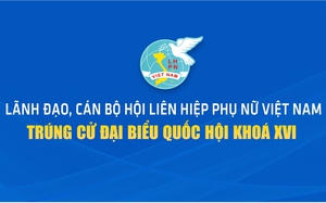 Danh sách lãnh đạo, cán bộ Hội LHPN Việt Nam trúng cử Đại biểu Quốc hội khóa XVI
