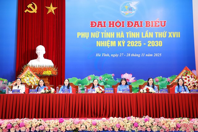 10 dấu ấn phong trào phụ nữ và hoạt động Hội LHPN Hà Tĩnh giai đoạn 2021 - 2025- Ảnh 1.