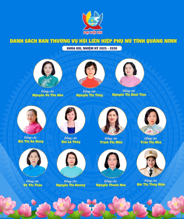 Bà Nguyễn Vũ Thu Hòa tiếp tục giữ chức Chủ tịch Hội LHPN tỉnh Quảng Ninh- Ảnh 2. Bà Nguyễn Vũ Thu Hòa tiếp tục giữ chức Chủ tịch Hội LHPN tỉnh Quảng Ninh- Ảnh 2.