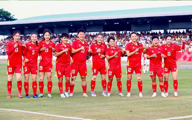 SEA Games 33: Đánh bại Myanmar, Đội tuyển nữ Việt Nam khẳng định vị thế- Ảnh 2. SEA Games 33: Đánh bại Myanmar, Đội tuyển nữ Việt Nam khẳng định vị thế- Ảnh 2.