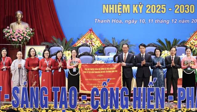Những hình ảnh đẹp tại Đại hội đại biểu Phụ nữ tỉnh Thanh Hóa lần thứ XIX, nhiệm kỳ 2025-2030- Ảnh 9. Những hình ảnh đẹp tại Đại hội đại biểu Phụ nữ tỉnh Thanh Hóa lần thứ XIX, nhiệm kỳ 2025-2030- Ảnh 9.