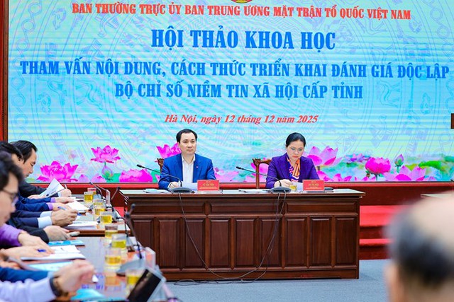 Cần sớm hoàn thiện và đưa vào thực tiễn Bộ chỉ số niềm tin xã hội cấp tỉnh- Ảnh 6.