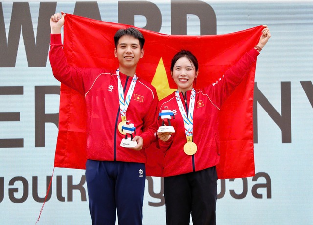SEA Games 33: Các nữ vận động viên liên tục đem vinh quang về cho thể thao Việt Nam- Ảnh 2. SEA Games 33: Các nữ vận động viên liên tục đem vinh quang về cho thể thao Việt Nam- Ảnh 2.