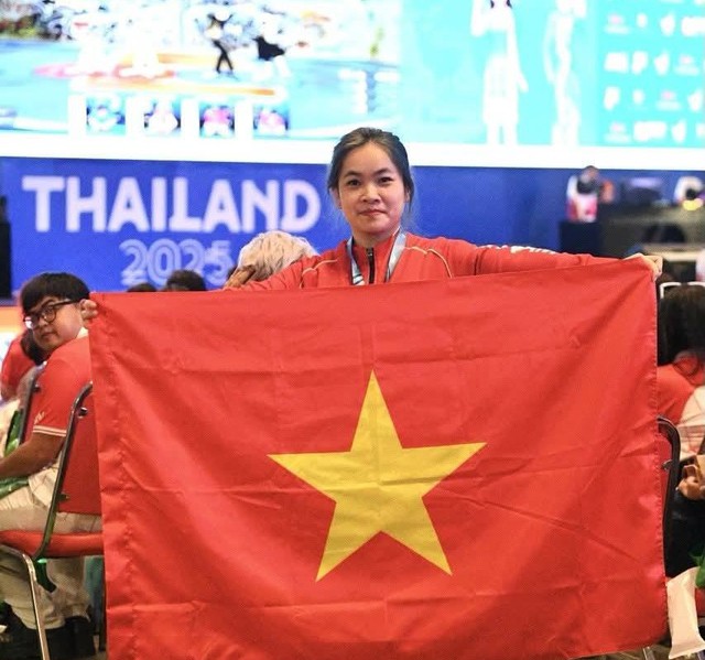 SEA Games 33: Nữ vận động viên Việt Nam giành Huy chương Vàng nhảy Audition- Ảnh 1. SEA Games 33: Nữ vận động viên Việt Nam giành Huy chương Vàng nhảy Audition- Ảnh 1.