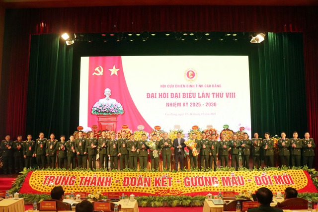 Ông Ngân Bá Đinh được bầu làm Chủ tịch Hội Cựu chiến binh tỉnh Cao Bằng- Ảnh 3. Ông Ngân Bá Đinh được bầu làm Chủ tịch Hội Cựu chiến binh tỉnh Cao Bằng- Ảnh 3.