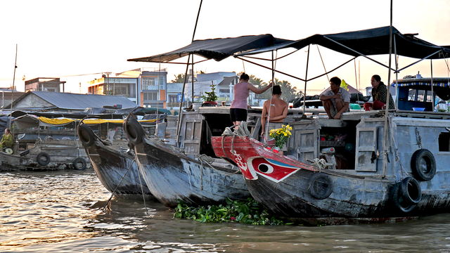 Chợ nổi Cái Răng: Một thoáng bình yên giữa dòng sông Hậu- Ảnh 1. Chợ nổi Cái Răng: Một thoáng bình yên giữa dòng sông Hậu- Ảnh 1.