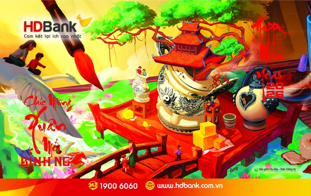 Bộ lịch HDBank 2026 - Di sản rực rỡ hòa nhịp tinh thần đổi mới- Ảnh 4.