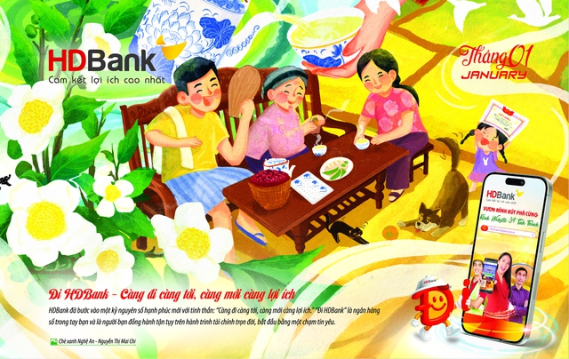 Bộ lịch HDBank 2026 - Di sản rực rỡ hòa nhịp tinh thần đổi mới- Ảnh 5.