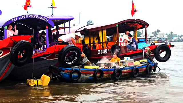 Chợ nổi Cái Răng: Một thoáng bình yên giữa dòng sông Hậu- Ảnh 5. Chợ nổi Cái Răng: Một thoáng bình yên giữa dòng sông Hậu- Ảnh 5.