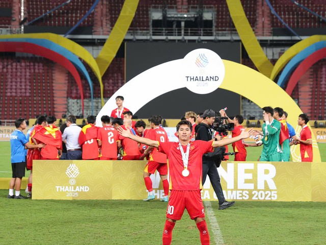 Chùm ảnh: Nhìn lại trận Chung kết đầy cảm xúc và chiến thắng tuyệt vời của U22 Việt Nam- Ảnh 17.