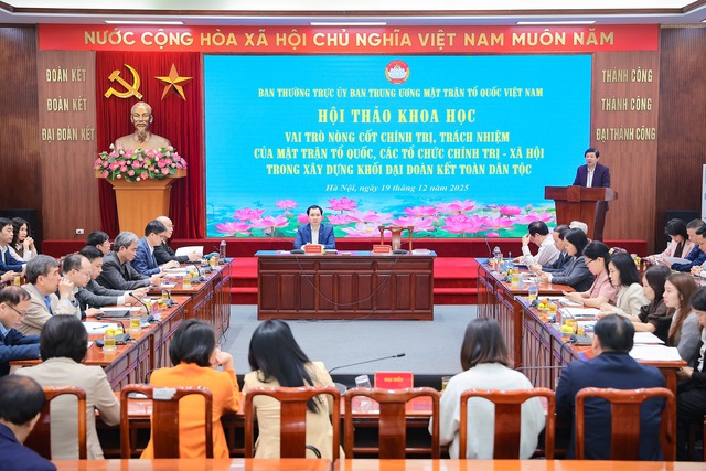 Phát huy vai trò, trách nhiệm MTTQ, các tổ chức chính trị - xã hội xây dựng khối đại đoàn kết toàn dân- Ảnh 1.