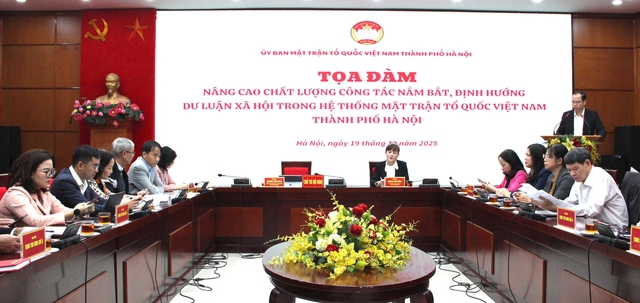 Hà Nội: Phát huy vai trò Mặt trận và các tổ chức thành viên trong nắm bắt, định hướng dư luận- Ảnh 1.
