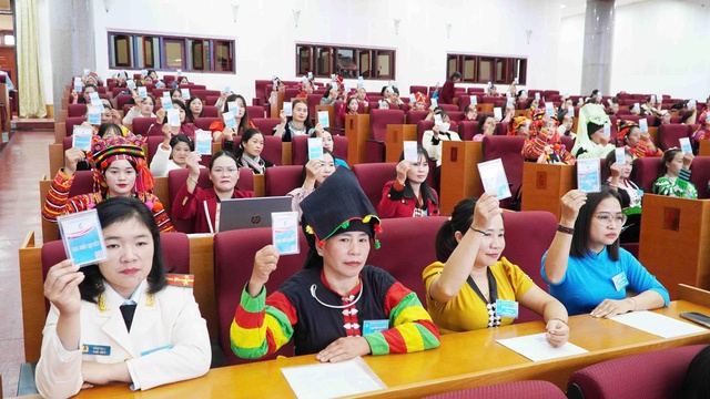 Đại hội đại biểu Phụ nữ tỉnh Lai Châu lần thứ XIII: Khát vọng phát triển và đổi mới sáng tạo- Ảnh 6.