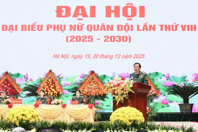 Đại hội đại biểu Phụ nữ Quân đội lần thứ VIII thành công tốt đẹp- Ảnh 6. Đại hội đại biểu Phụ nữ Quân đội lần thứ VIII thành công tốt đẹp- Ảnh 6.
