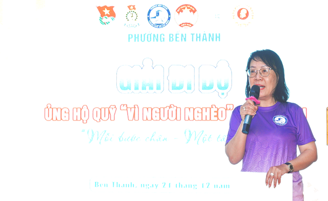 Giải đi bộ quanh chợ Bến Thành gây quỹ hơn 900 triệu đồng hỗ trợ người nghèo- Ảnh 1.