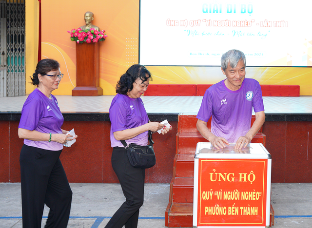 Giải đi bộ quanh chợ Bến Thành gây quỹ hơn 900 triệu đồng hỗ trợ người nghèo- Ảnh 6.