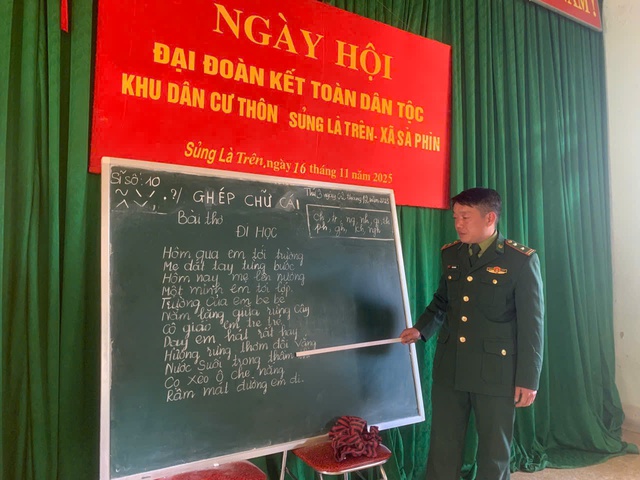 Thầy giáo quân hàm xanh gieo chữ trên cao nguyên đá- Ảnh 3.