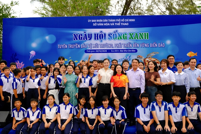 Lan tỏa thông điệp "Vì biển đảo xanh" tại Côn Đảo- Ảnh 1.