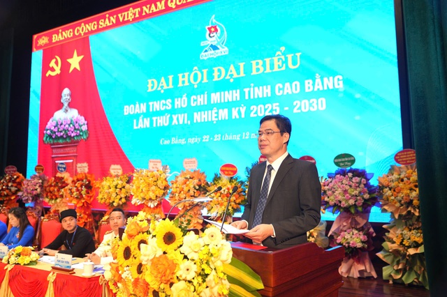 Bà Nguyễn Thị Hương Nhung tái đắc cử Bí thư Tỉnh Đoàn Cao Bằng- Ảnh 5.