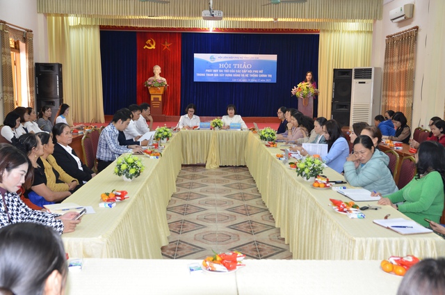 Phát huy vai trò của các cấp Hội phụ nữ trong tham gia xây dựng Đảng và hệ thống chính trị- Ảnh 1.