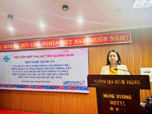Quảng Ngãi: Nâng cao năng lực số cho cán bộ Hội vùng dân tộc thiểu số- Ảnh 1.