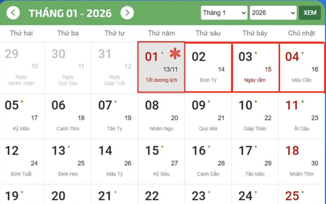 Phụ huynh tất bật lên kế hoạch cho kỳ nghỉ 4 ngày Tết Dương lịch 2026- Ảnh 1.