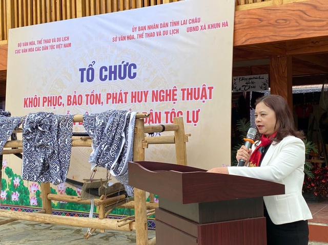 Bà Nguyễn Hải Nhung, Phó Cục trưởng Cục Văn hóa các dân tộc Việt Nam