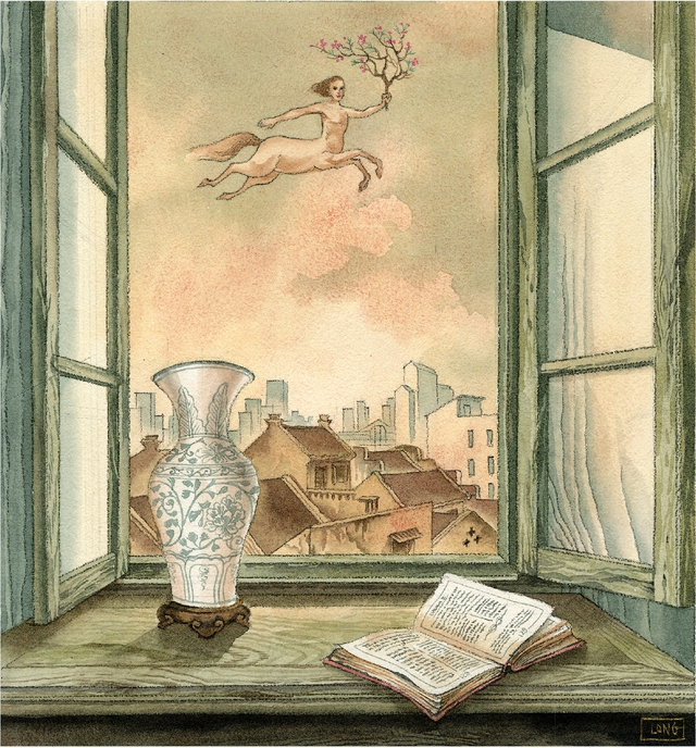 Minh họa của họa sĩ Tạ Huy Long cho tác phẩm “Giờ khắc được ngưng lắng” của Vũ Thanh Lịch Minh họa của họa sĩ Tạ Huy Long cho tác phẩm “Giờ khắc được ngưng lắng” của Vũ Thanh Lịch