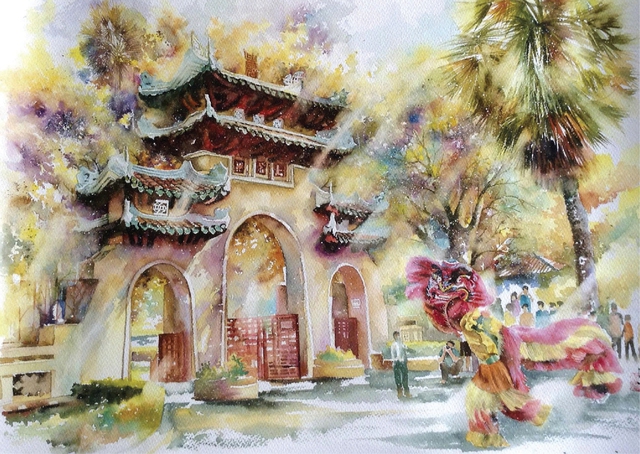 Minh họa của Phạm Công Tâm cho bài bình nhạc phẩm “Dịu dàng sắc xuân” của nhạc sĩ Nguyễn Nam Minh họa của Phạm Công Tâm cho bài bình nhạc phẩm “Dịu dàng sắc xuân” của nhạc sĩ Nguyễn Nam