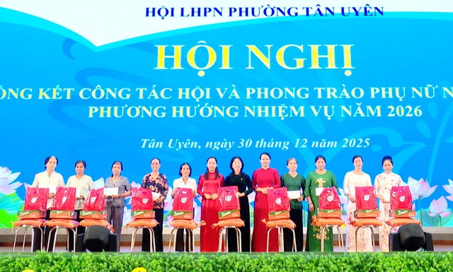 5 nhiệm vụ trọng tâm của Hội LHPN phường Tân Uyên năm 2026- Ảnh 2. 5 nhiệm vụ trọng tâm của Hội LHPN phường Tân Uyên năm 2026- Ảnh 2.