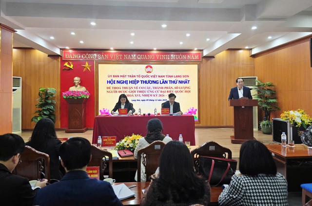 Có khoảng 40/95 ứng cử viên HĐND tỉnh Lạng Sơn là nữ sau Hội nghị hiệp thương lần thứ Nhất- Ảnh 2.