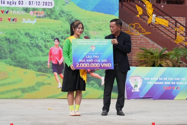 Cầu thủ Hoàng Phương Thủy là "Hoa khôi của giải" Cầu thủ Hoàng Phương Thủy là "Hoa khôi của giải"