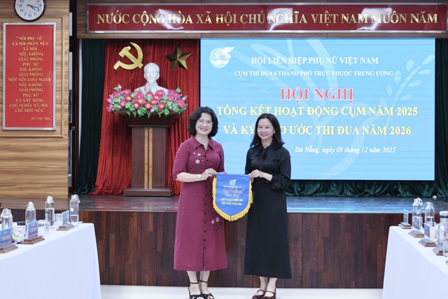 Tổng kết hoạt động Cụm thi đua Hội LHPN 6 thành phố trực thuộc Trung ương năm 2025- Ảnh 7. Tổng kết hoạt động Cụm thi đua Hội LHPN 6 thành phố trực thuộc Trung ương năm 2025- Ảnh 7.