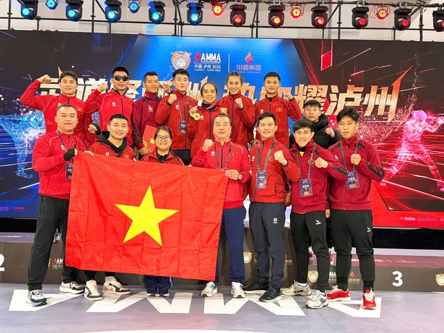 Nữ võ sĩ Việt Nam chiến thắng ấn tượng tại giải Vô địch MMA châu Á- Ảnh 3. Nữ võ sĩ Việt Nam chiến thắng ấn tượng tại giải Vô địch MMA châu Á- Ảnh 3.