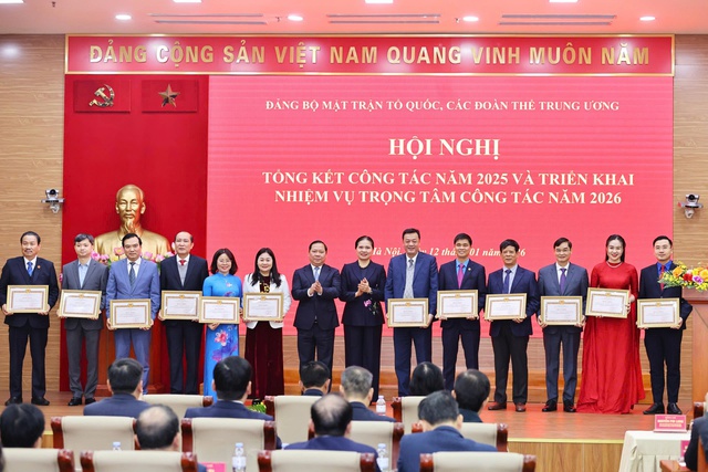 Thường trực Ban Bí thư: 5 nhiệm vụ trọng tâm với Đảng ủy MTTQ, các đoàn thể Trung ương năm 2026- Ảnh 8.
