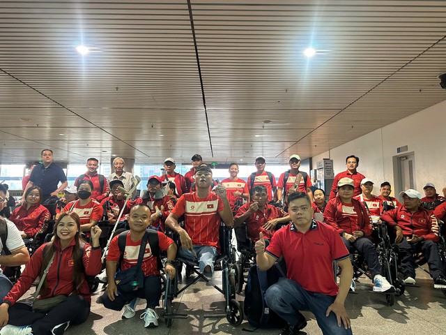 Đoàn thể thao người khuyết tật Việt Nam lên đường tham dự ASEAN Para Games 2026- Ảnh 4.