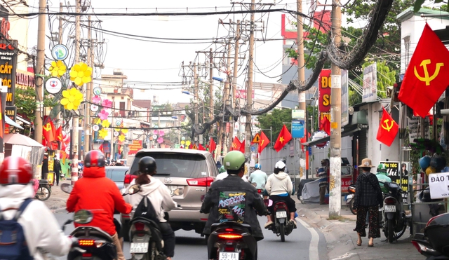 TPHCM rực rỡ cờ hoa chào mừng Đại hội XIV của Đảng- Ảnh 6.