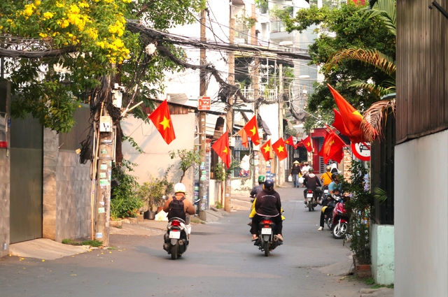 TPHCM rực rỡ cờ hoa chào mừng Đại hội XIV của Đảng- Ảnh 5.