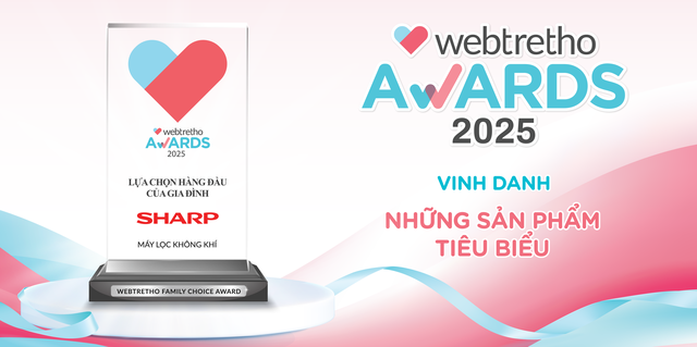 Sản phẩm Sharp được vinh danh Lựa chọn hàng đầu của gia đình, khẳng định vị thế thương hiệu được tin dùng từ cộng đồng gia đình Việt- Ảnh 1.