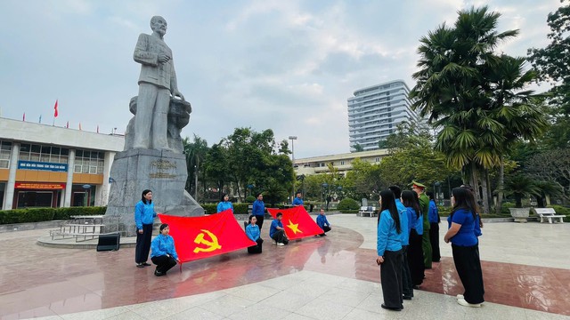 Tuổi trẻ Cao Bằng, Lạng Sơn đồng loạt tổ chức Lễ chào cờ trước thềm khai mạc Đại hội XIV của Đảng- Ảnh 4.