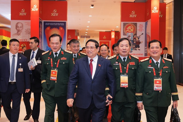 Hình ảnh ngày làm việc thứ tư của Đại hội Đảng XIV- Ảnh 1.