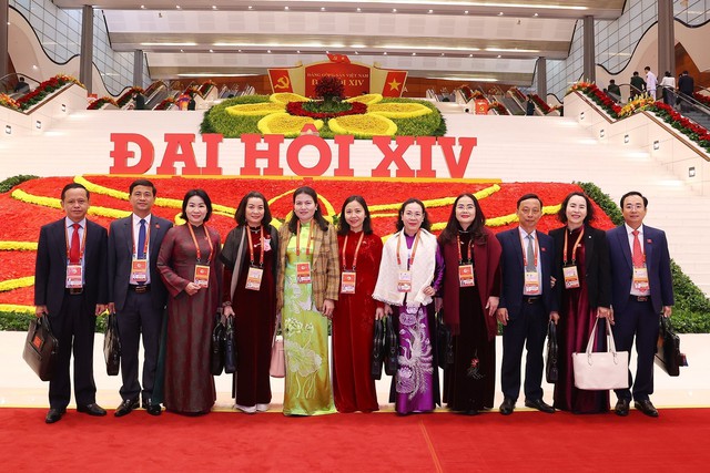 Hình ảnh ngày làm việc thứ tư của Đại hội Đảng XIV- Ảnh 5.