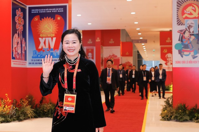 Hình ảnh ngày làm việc thứ tư của Đại hội Đảng XIV- Ảnh 7.