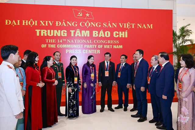 Hình ảnh ngày làm việc thứ tư của Đại hội Đảng XIV- Ảnh 3.