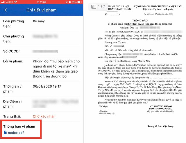 Hướng dẫn người dân Hà Nội tự tra cứu và nộp phạt vi phạm giao thông trên iHanoi- Ảnh 1.