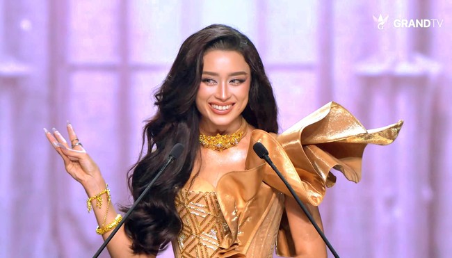 Sau 2 màn ứng xử xuất sắc, Emoura Phạm vào Top 5 Miss Grand International 2026- Ảnh 1.