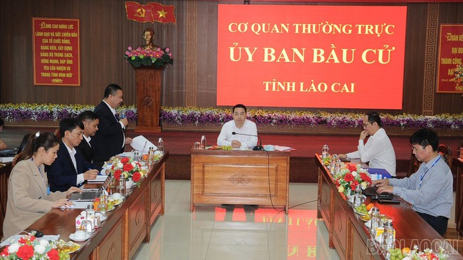 Lào Cai công bố kết quả sơ bộ bầu cử đại biểu Quốc hội khóa XVI và HĐND các cấp- Ảnh 1.