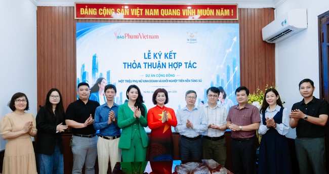 Báo Phụ nữ Việt Nam ký kết hợp tác với Viện Nghiên cứu Phát triển Doanh nhân Việt Nam ASEAN- Ảnh 5.